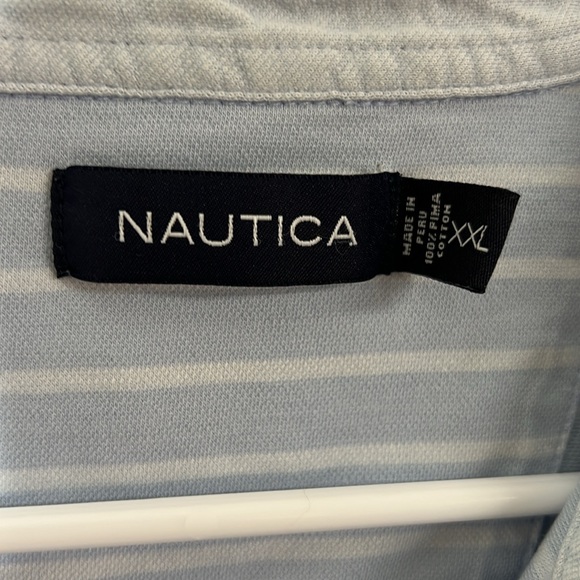 Nautica Light Blue Polo Shirt XXL - Picture 2 of 2